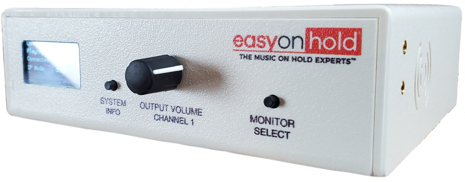 On Hold Equipment 2Channel Business Audio System (2CBAS) Easy on